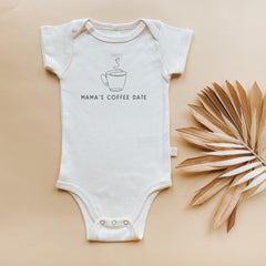 Mama's Coffee Date Organic Baby Bodysuit by Tenth & Pine, product image 2