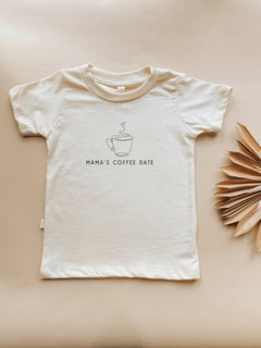 Mama's Coffee Date Organic Kids T-shirt by Tenth & Pine, product image 2
