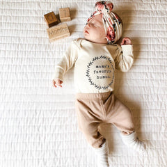 Mama's Favorite Human Organic Bodysuit Long Sleeve by Tenth & Pine, product image 5