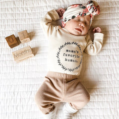 Mama's Favorite Human Organic Bodysuit Long Sleeve by Tenth & Pine, product image 3