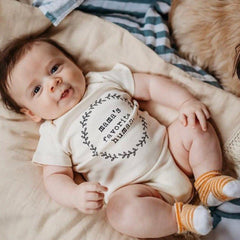 Mama's Favorite Human Organic Baby Bodysuit by Tenth & Pine, product image 7
