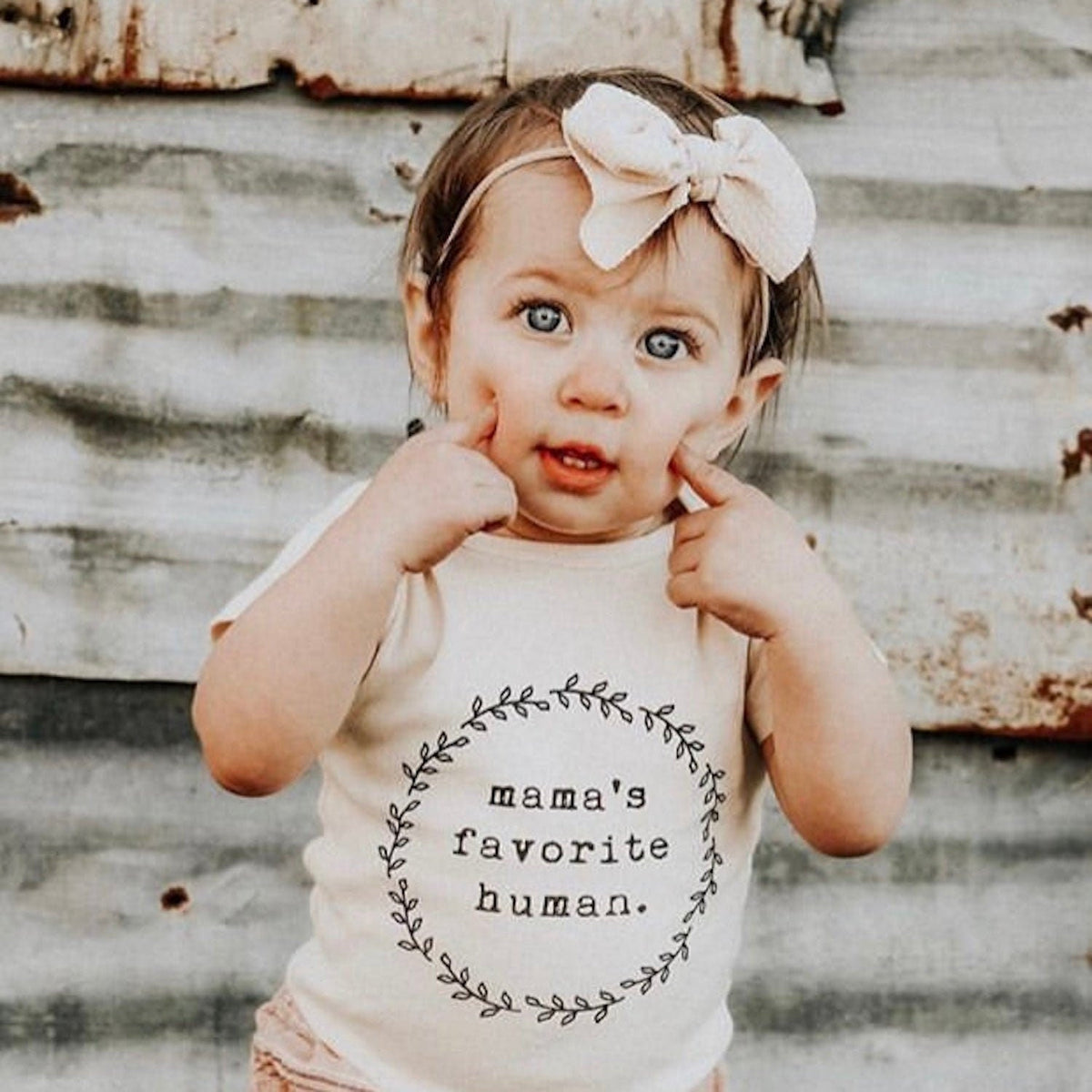 Mama's Favorite Human Organic Baby Bodysuit by Tenth & Pine, product image 3