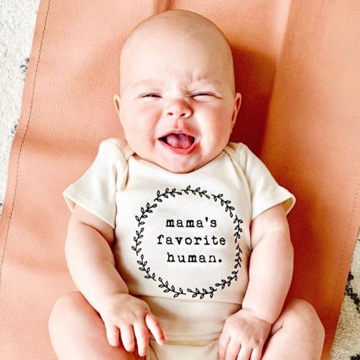 Mama's Favorite Human Organic Baby Bodysuit by Tenth & Pine, product image 6