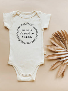 Mama's Favorite Human Organic Baby Bodysuit by Tenth & Pine, product image 2