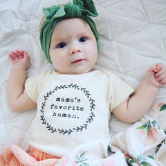 Mama's Favorite Human Organic Baby Bodysuit by Tenth & Pine, product image 8