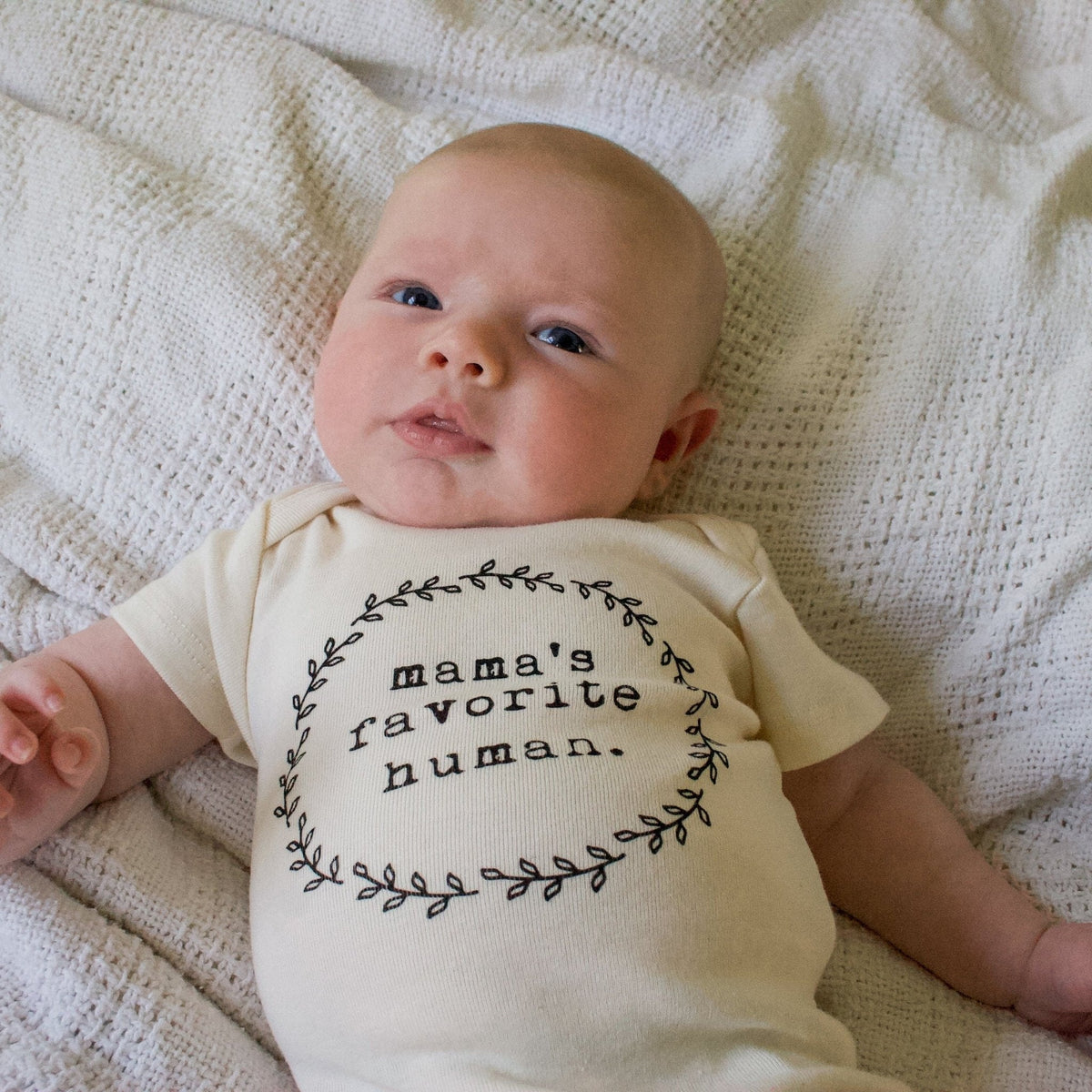 Mama's Favorite Human Organic Baby Bodysuit by Tenth & Pine, product image 9