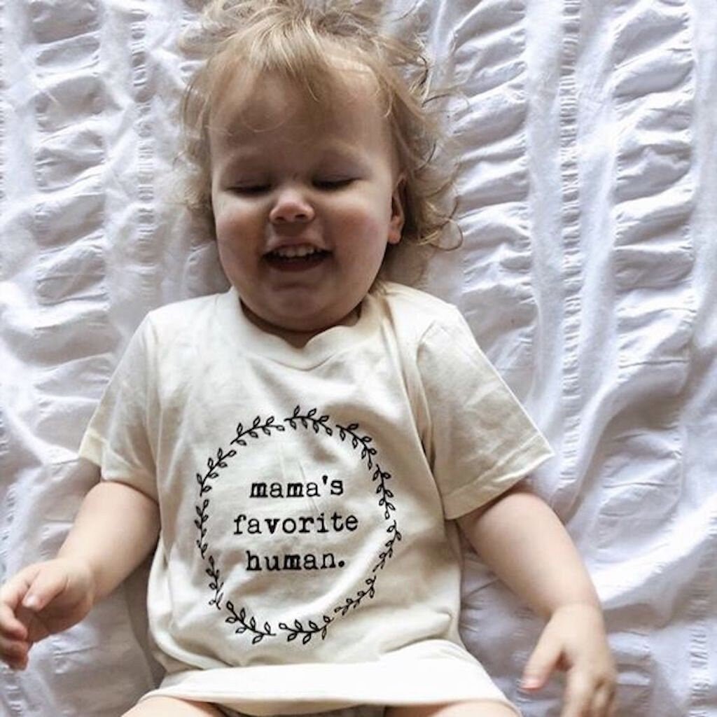 Mamas Favorite Human Organic Kids T-shirt by Tenth & Pine, product image 9
