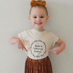 Mamas Favorite Human Organic Kids T-shirt by Tenth & Pine, product image 3