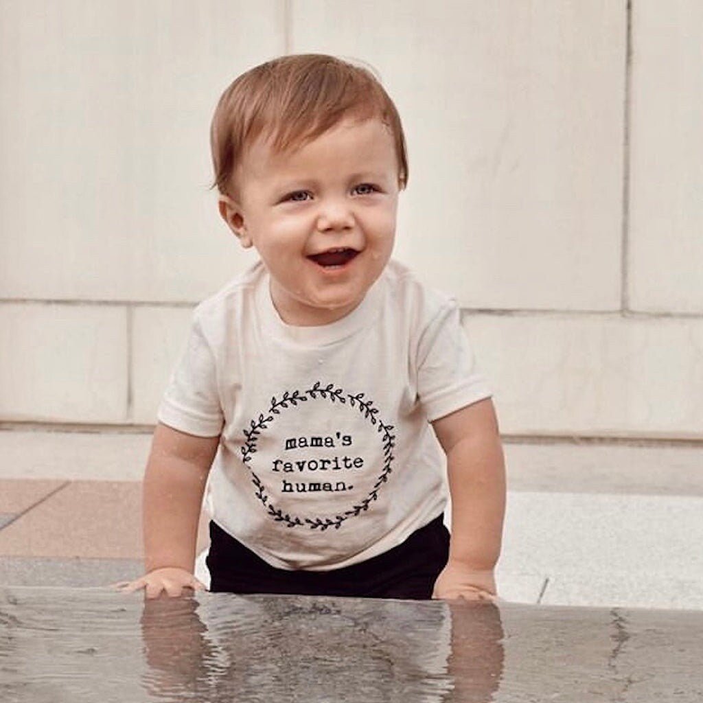 Mamas Favorite Human Organic Kids T-shirt by Tenth & Pine, product image 10