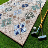 Match Play Argyle Golf Quilt Pattern - Paper Print Version