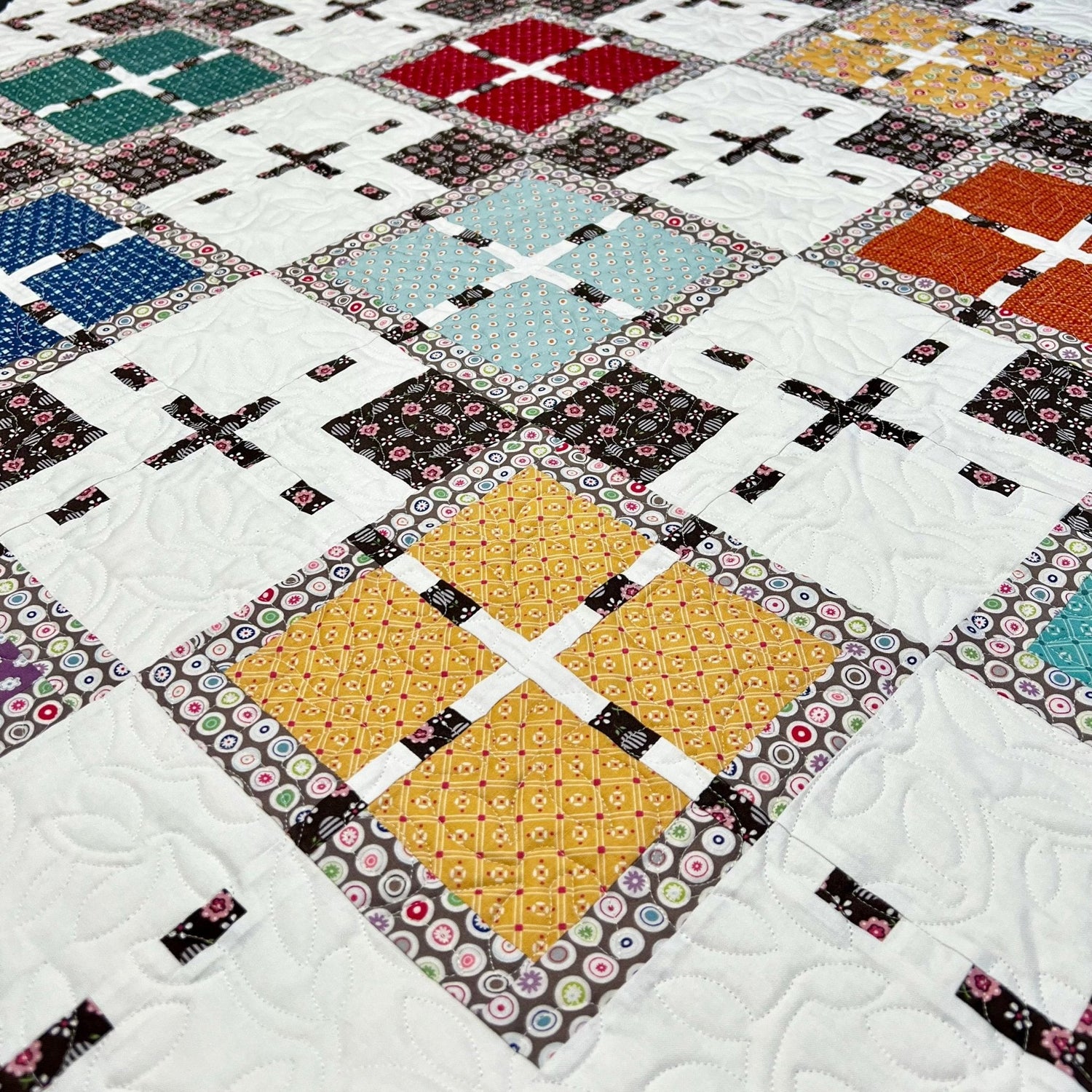 Match Play Argyle Golf Quilt Pattern - Paper Print Version