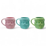 Hipster Santa in Sunglasses Ceramic Coffee Mug