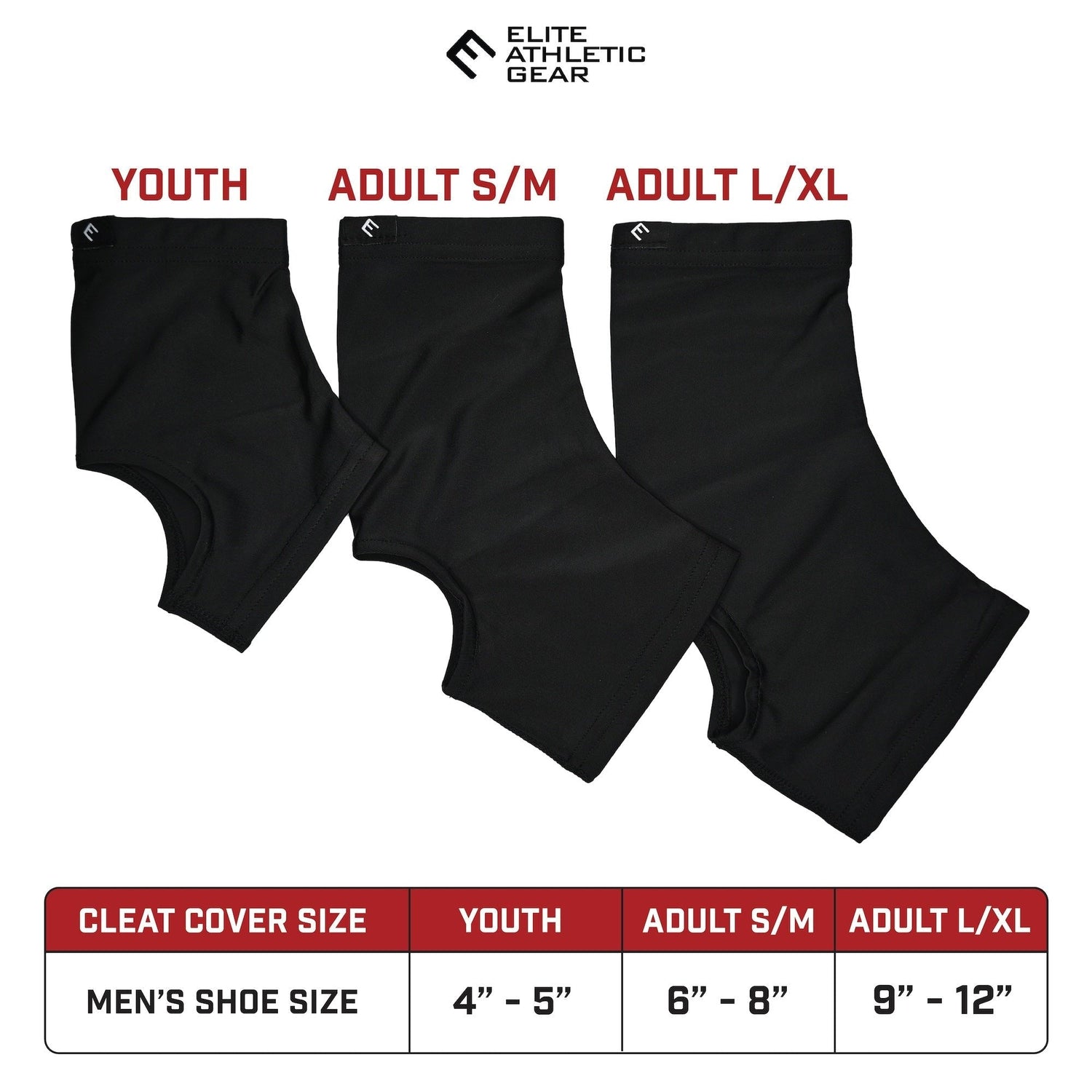 Black Cleat Covers (Spats)
