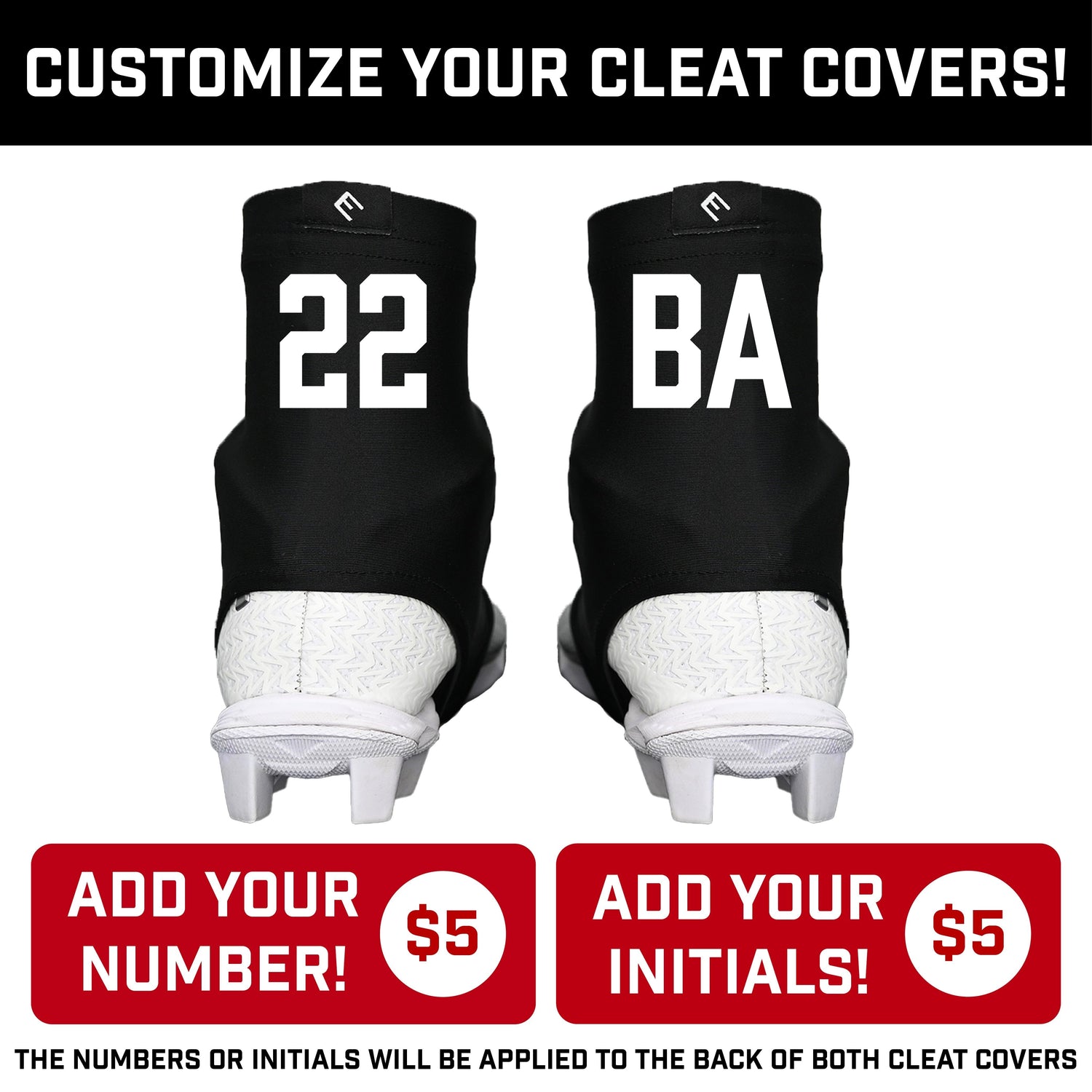Orange Cleat Covers (Spats)