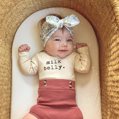 Milk Belly Organic Bodysuit Long Sleeve by Tenth & Pine, product image 7