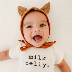 Milk Belly Organic Baby Bodysuit by Tenth & Pine, product image 2