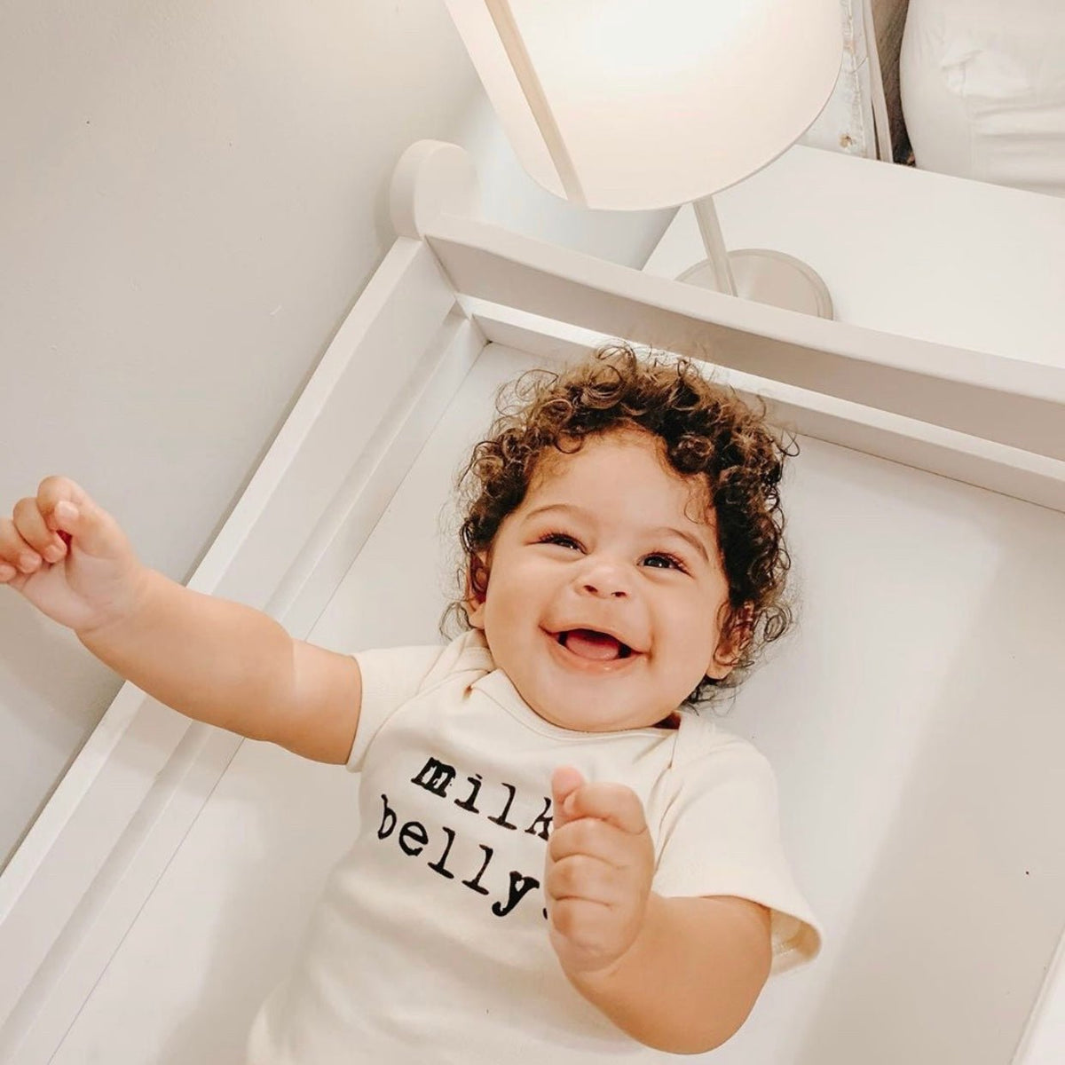 Milk Belly Organic Baby Bodysuit by Tenth & Pine, product image 6