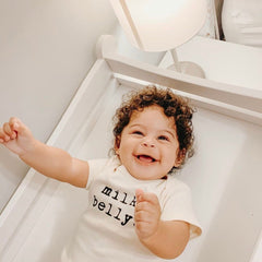 Milk Belly Organic Baby Bodysuit by Tenth & Pine, product image 6