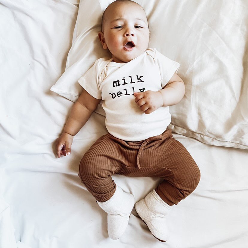 Milk Belly Organic Baby Bodysuit by Tenth & Pine, product image 7