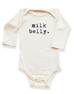 Milk Belly Organic Bodysuit Long Sleeve by Tenth & Pine