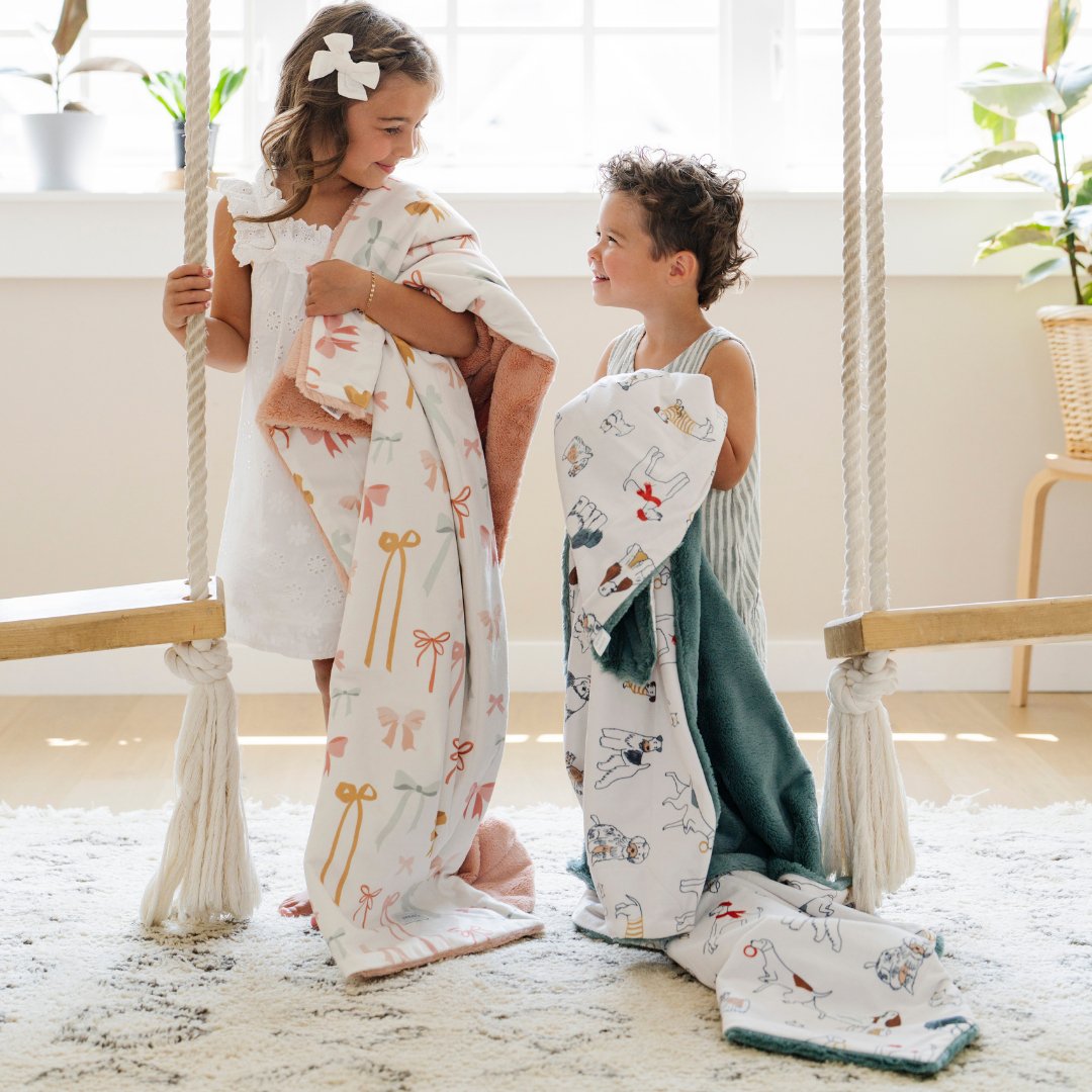 Minky/Lush Toddler Blankets by Saranoni