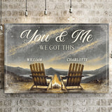 Camping Themed We Got This Couple Sign