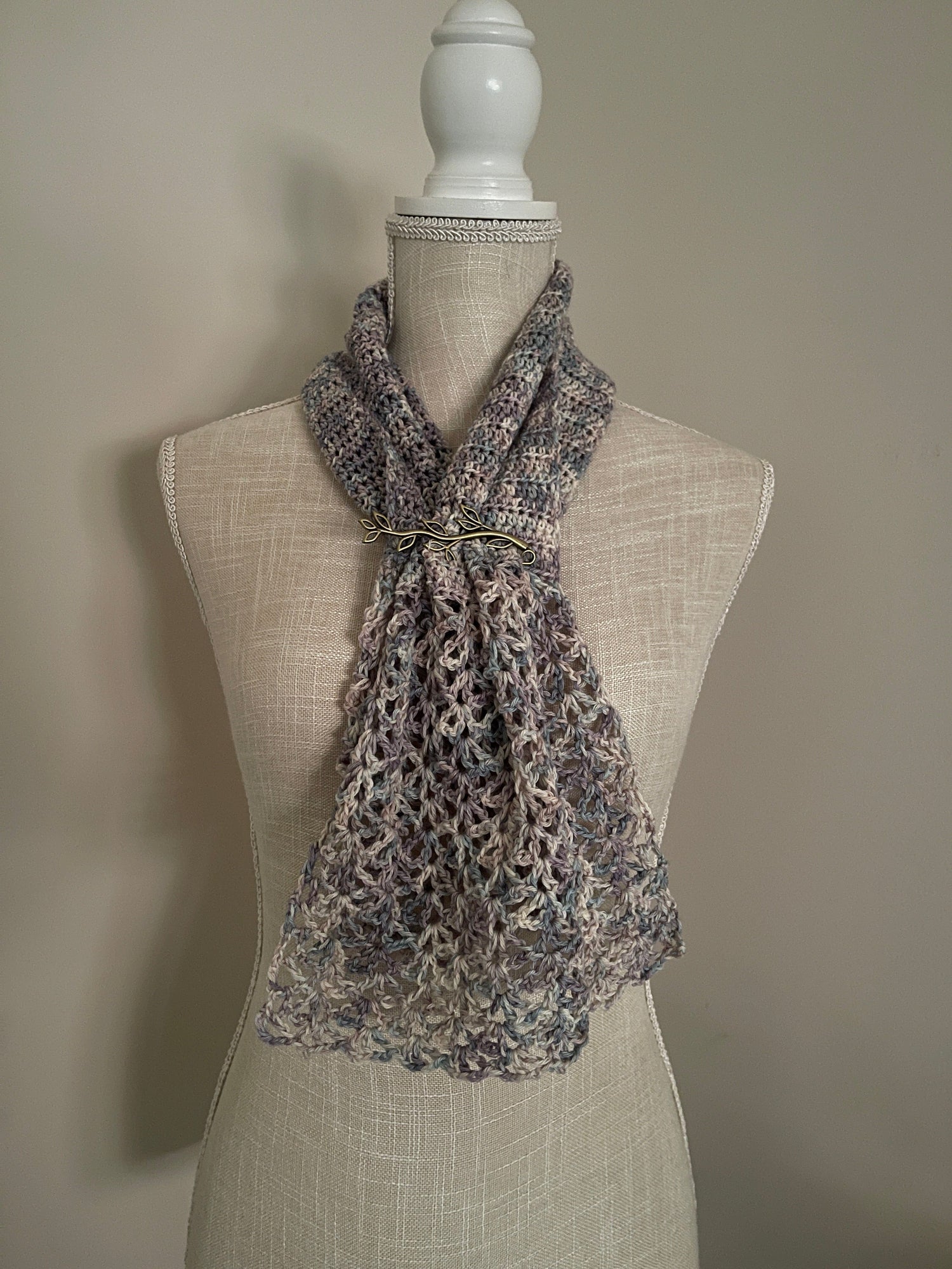 French Scarf Crochet Pattern