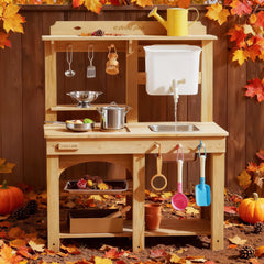 Tiny Land® Mud Kitchen - DuoPlay Outdoor Play Kitchen for Kids by Tiny Land INC, product image 13