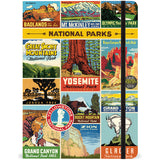 Vintage-Inspired National Parks Notebook Journal with Elastic Closure