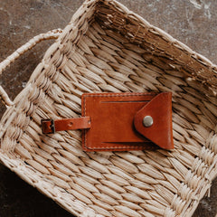 Leather Luggage Tag - USA Made by The Local Branch, product image 3
