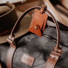 Leather Luggage Tag - USA Made by The Local Branch