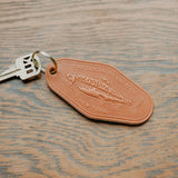 Leather Motel Key Fob - USA Made