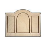 Trekell Palladian Triptych - Wooden Painting Canvas + Frame