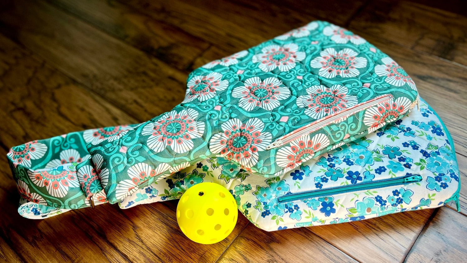 Pickleball Paddle Bag Pattern with Strap - Printed Paper Version