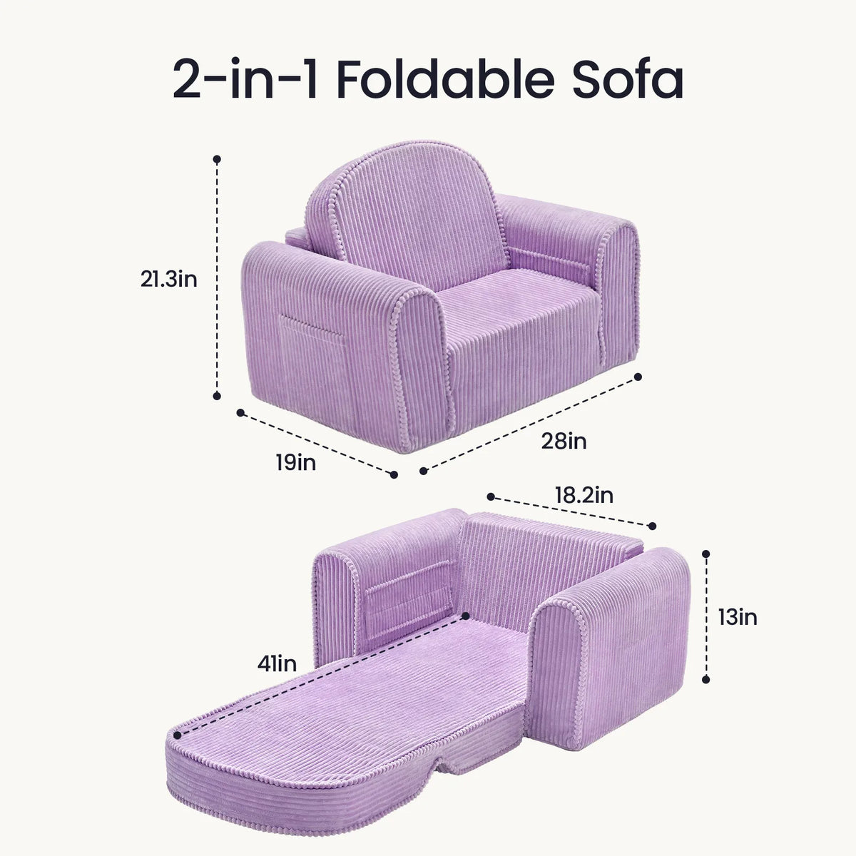 Tiny Land® GentleSnug Corduroy Kid Chair by Tiny Land INC, product image 21
