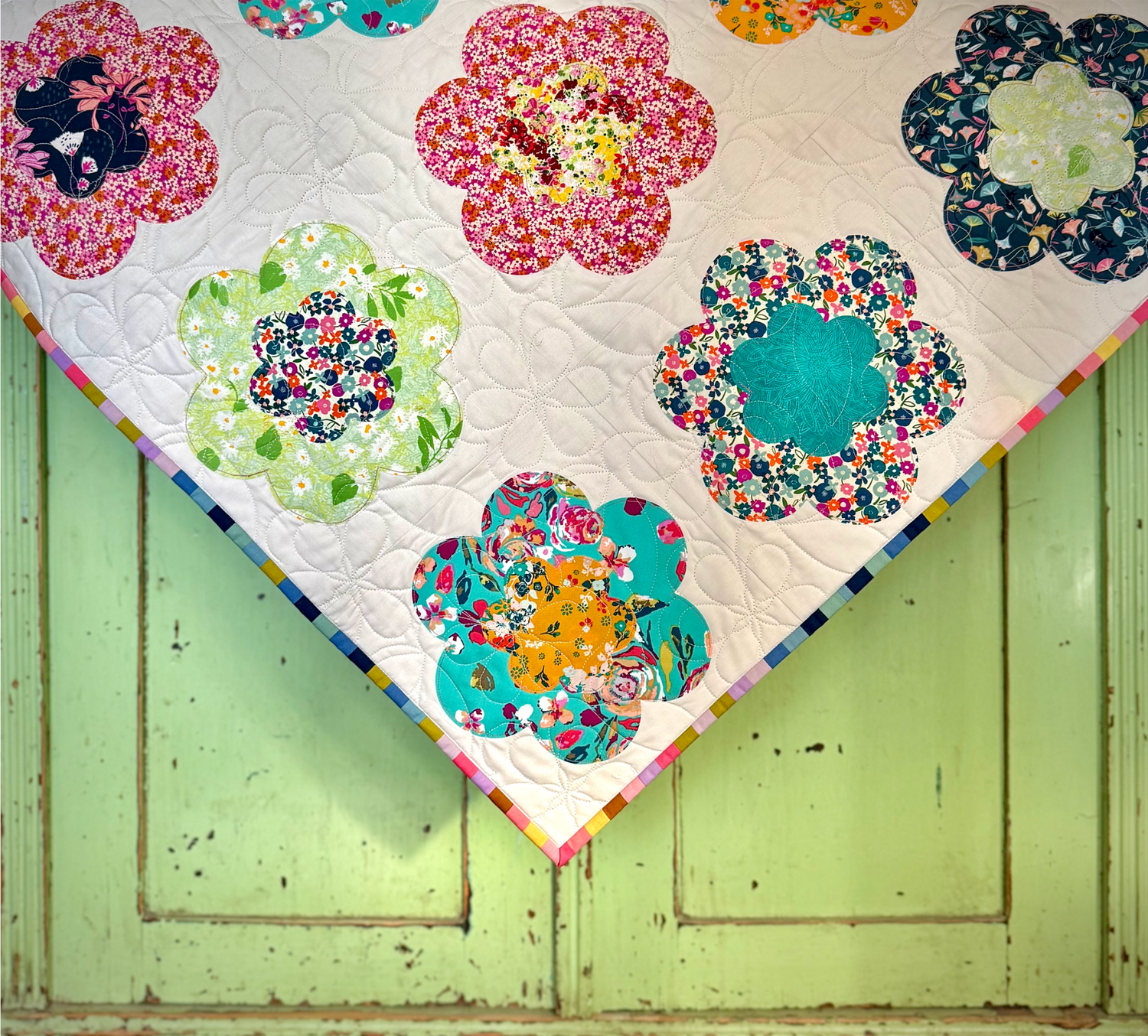 Pocket Full of Posies Quilt - Paper Print Version Mailed