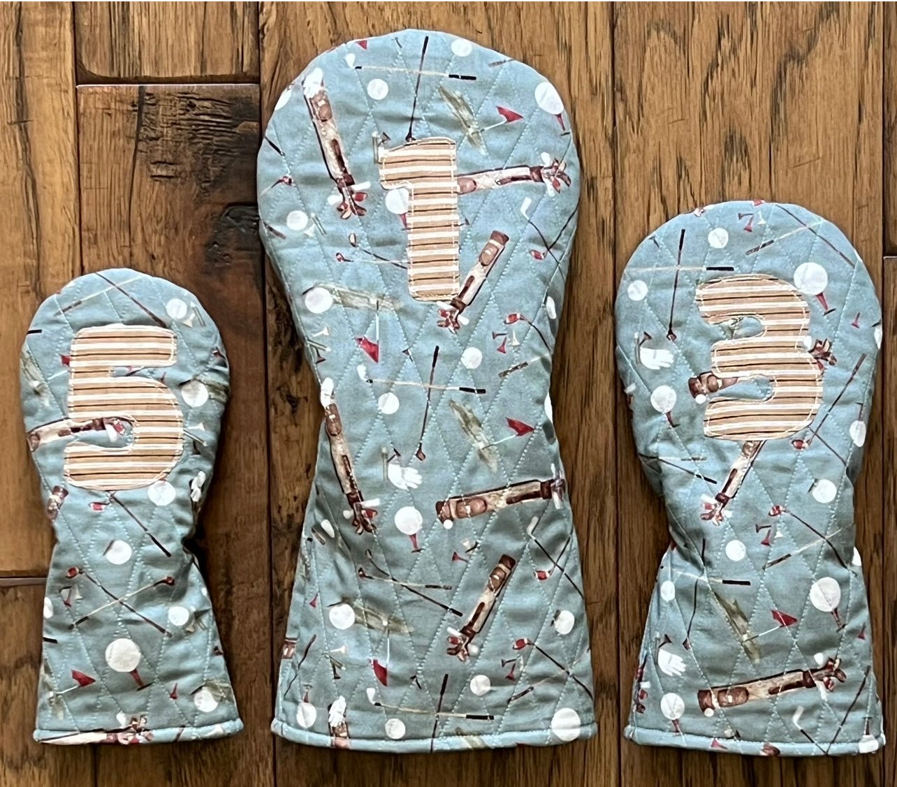 Quilted Golf Head Cover Pattern - Paper Print Version