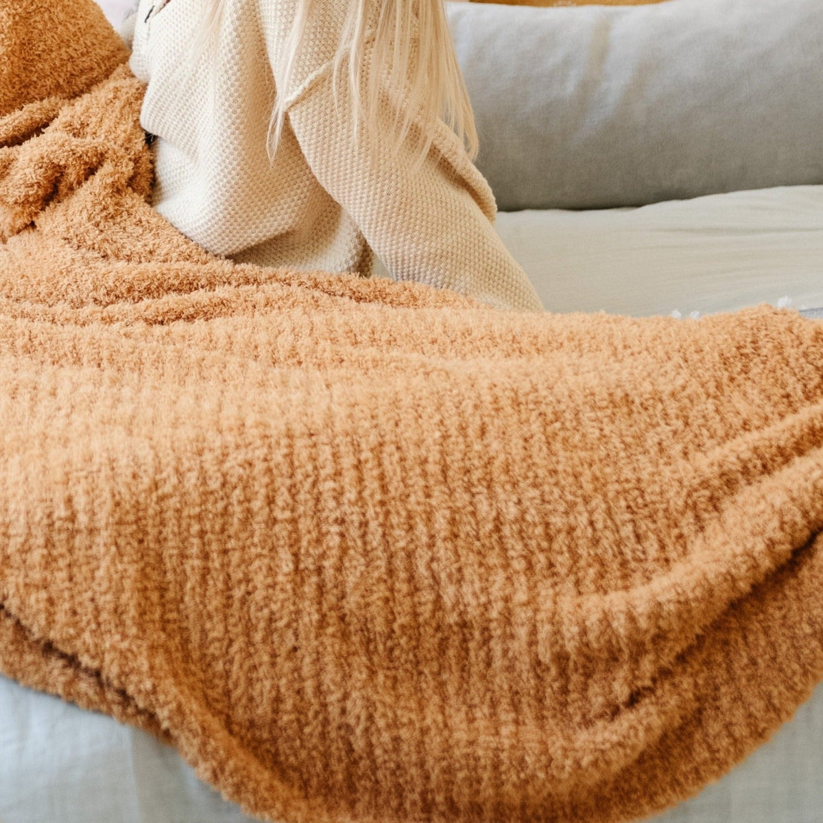 Ribbed Bamboni® XL Blankets by Saranoni, product image 23