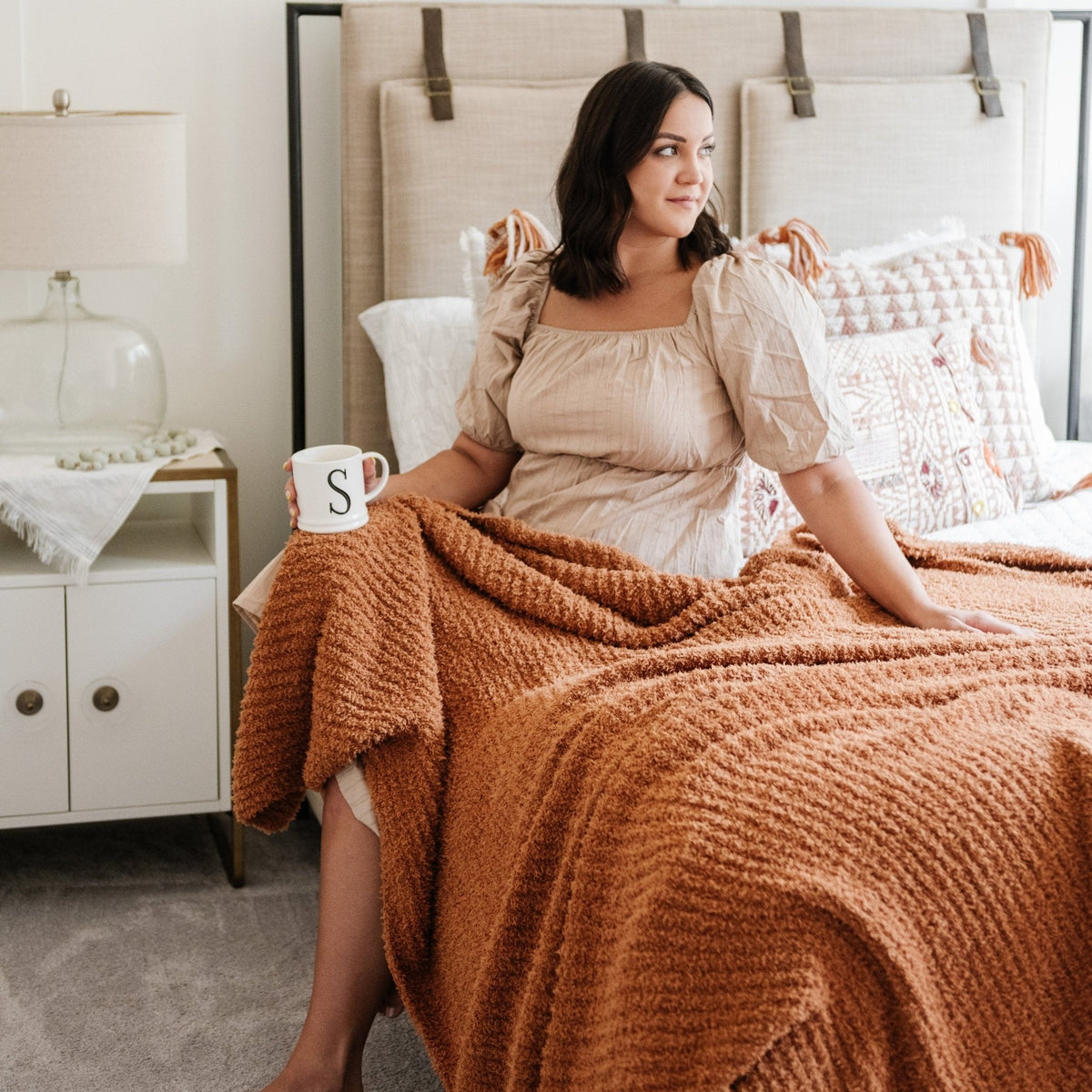 Ribbed Bamboni® XL Blankets by Saranoni, product image 9