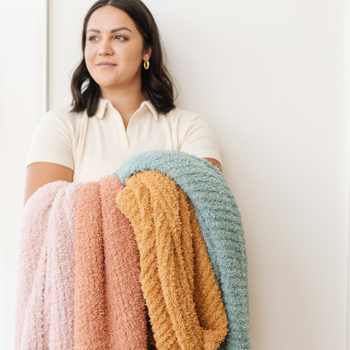 Ribbed Bamboni® XL Blankets by Saranoni, product image 20
