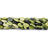 Serpentine Plain Oval Beads, 8 inch