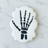 Skeleton Hand Cookie Stencil