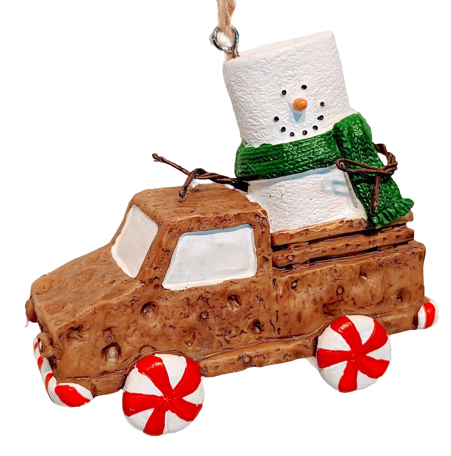 S'Mores Graham Cracker Truck Decorative Hanging Ornament