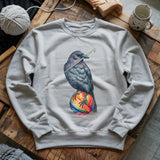 Crochet Crow Sweatshirt