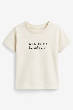 Dada is My Bestie Organic Kids T-shirt by Tenth & Pine