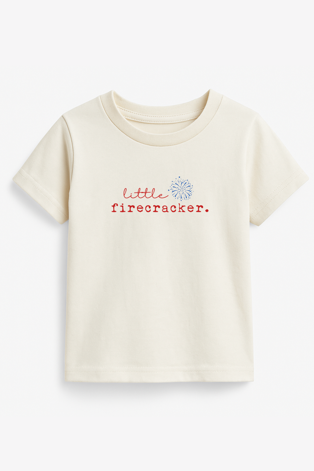 Little Firecracker Organic Kids T-Shirt by Tenth & Pine