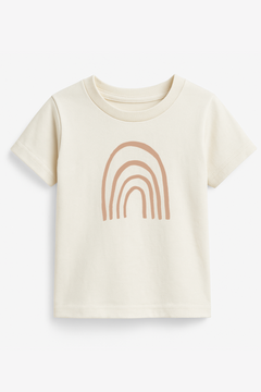 Rainbow Clay Organic Cotton Short Sleeve Toddler T-Shirt by Tenth & Pine