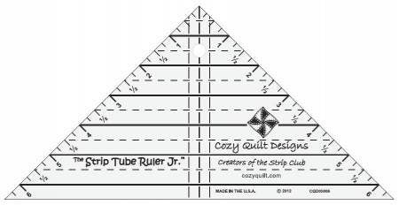 Strip Tube Ruler Junior, Cozy Quilt Designs