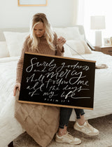 Horizontal Poster "Surely Goodness"