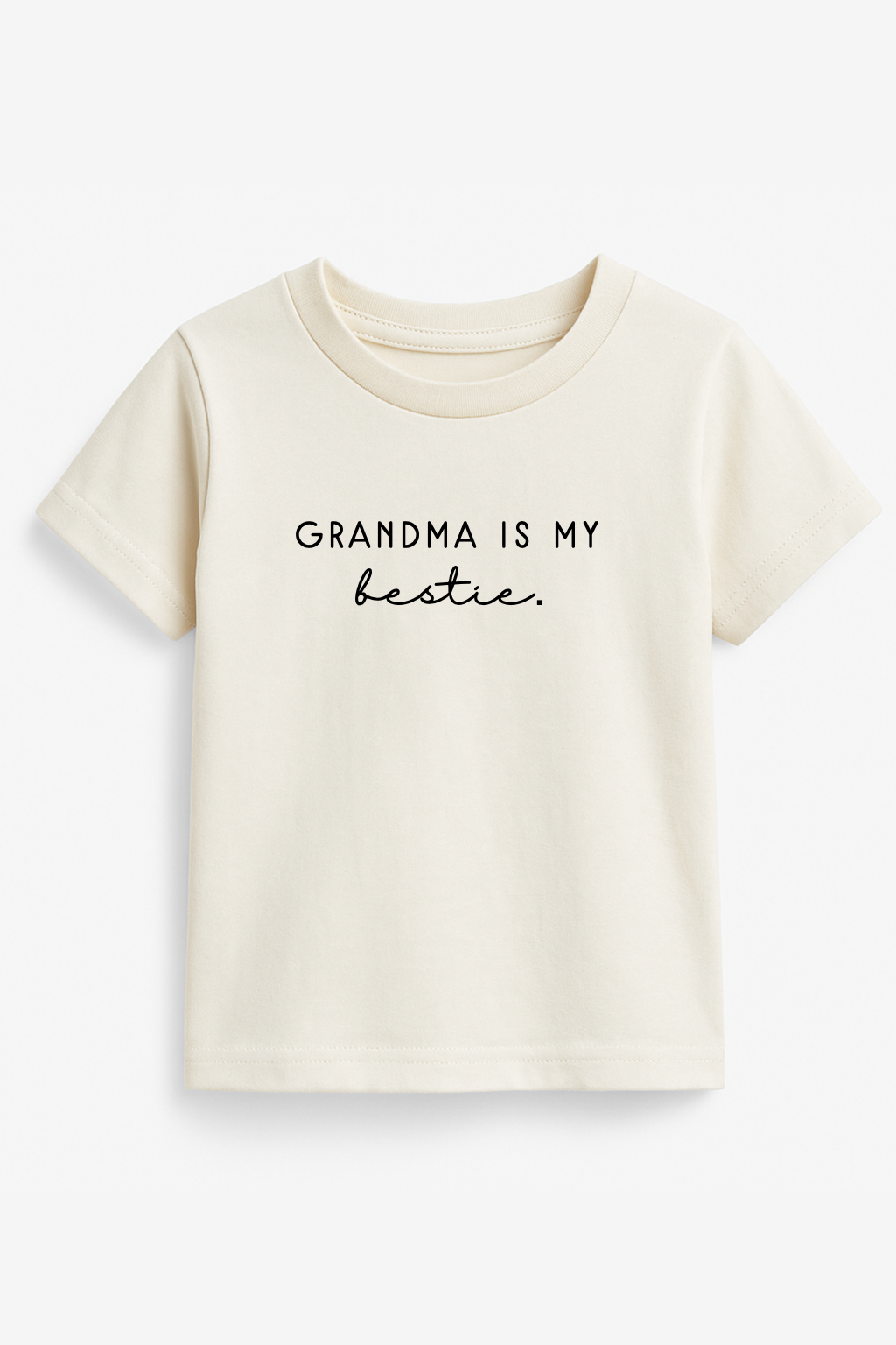 Grandma is My Bestie Organic Kids T-shirt by Tenth & Pine
